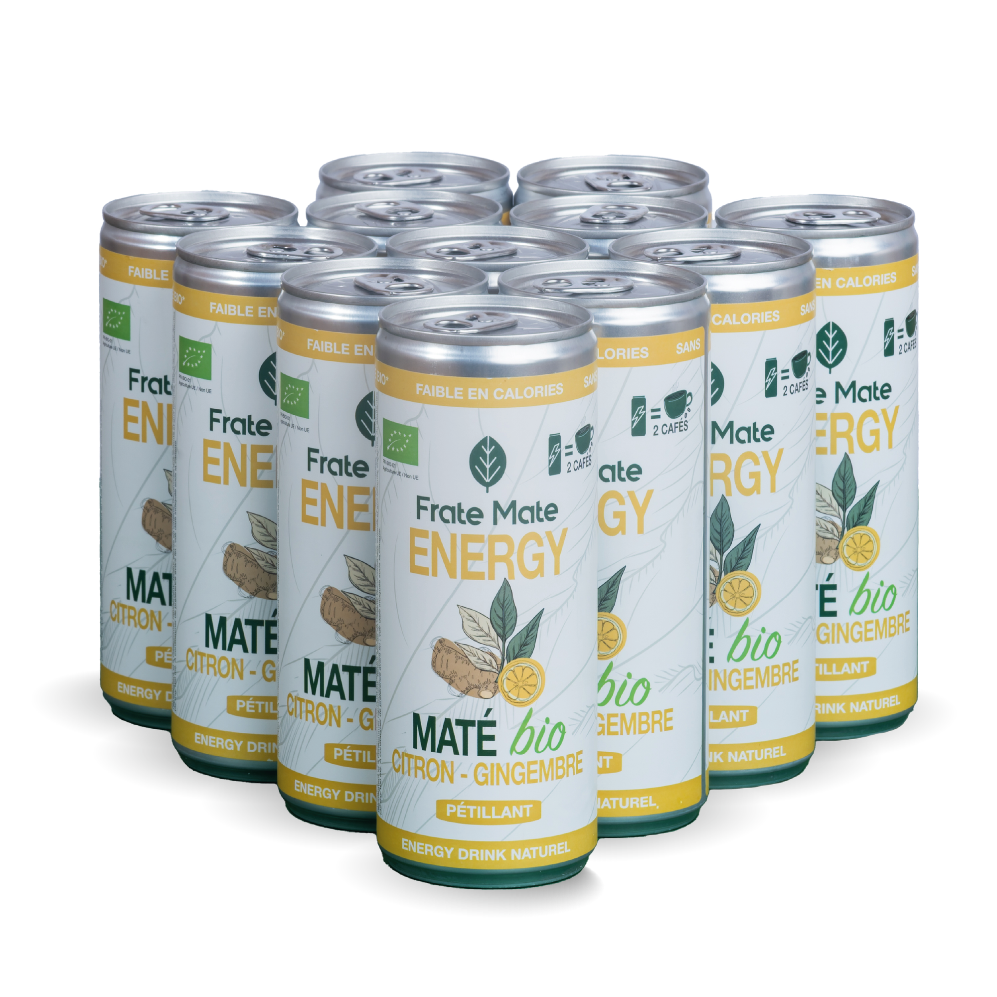 Canette Maté Citron Gingembre