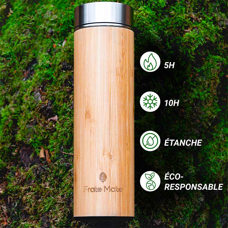 Thermos Infuseur Bambou