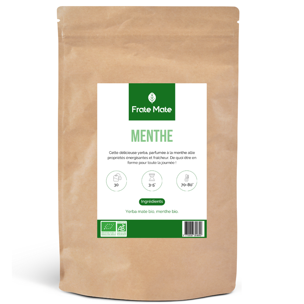 Thé Maté Bio Menthe 30 sachets