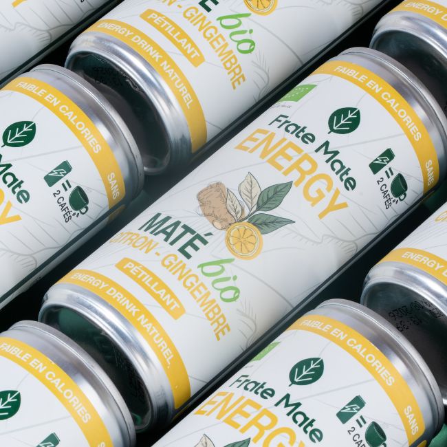 Canette Maté Citron Gingembre