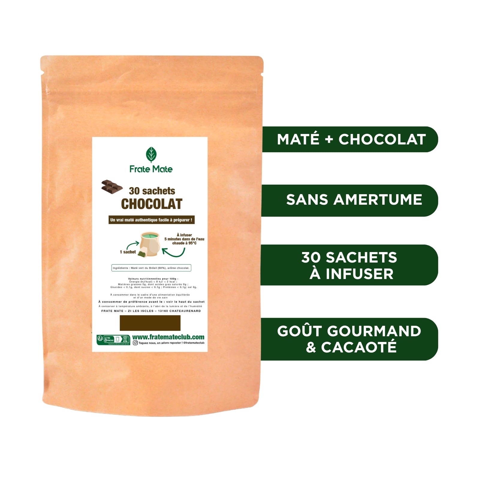 Fraté Maté Chocolat 30 sachets