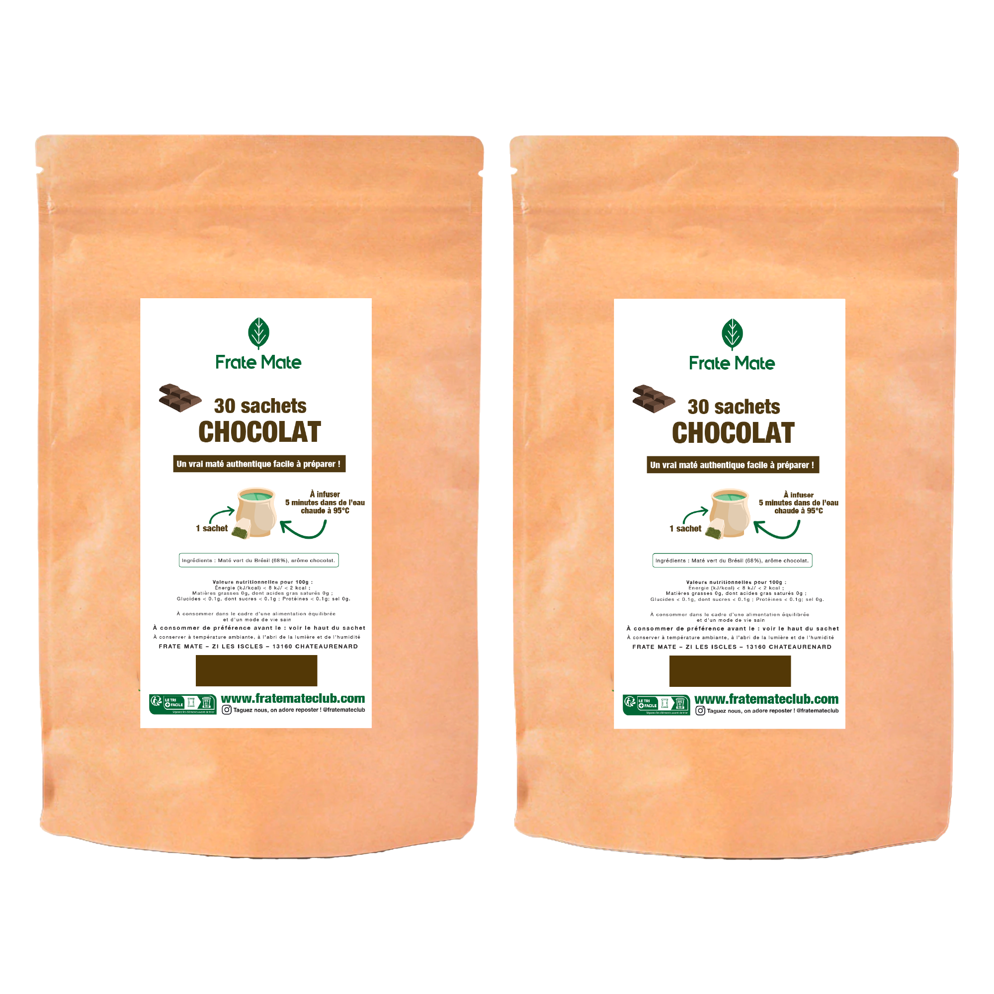 Fraté Maté Chocolat 30 sachets