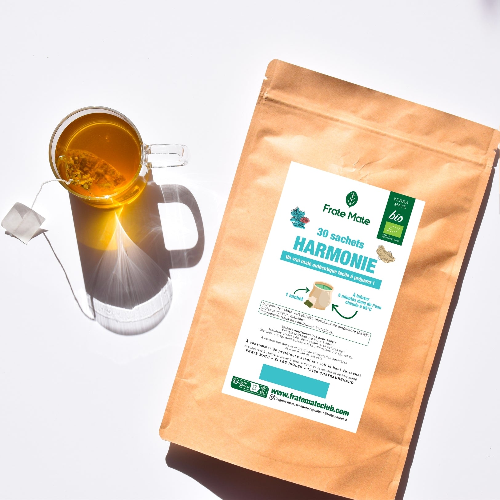Fraté Maté Harmonie Bio 30 sachets