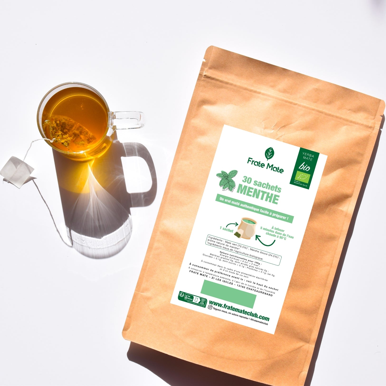 Fraté Maté Menthe Bio 30 sachets
