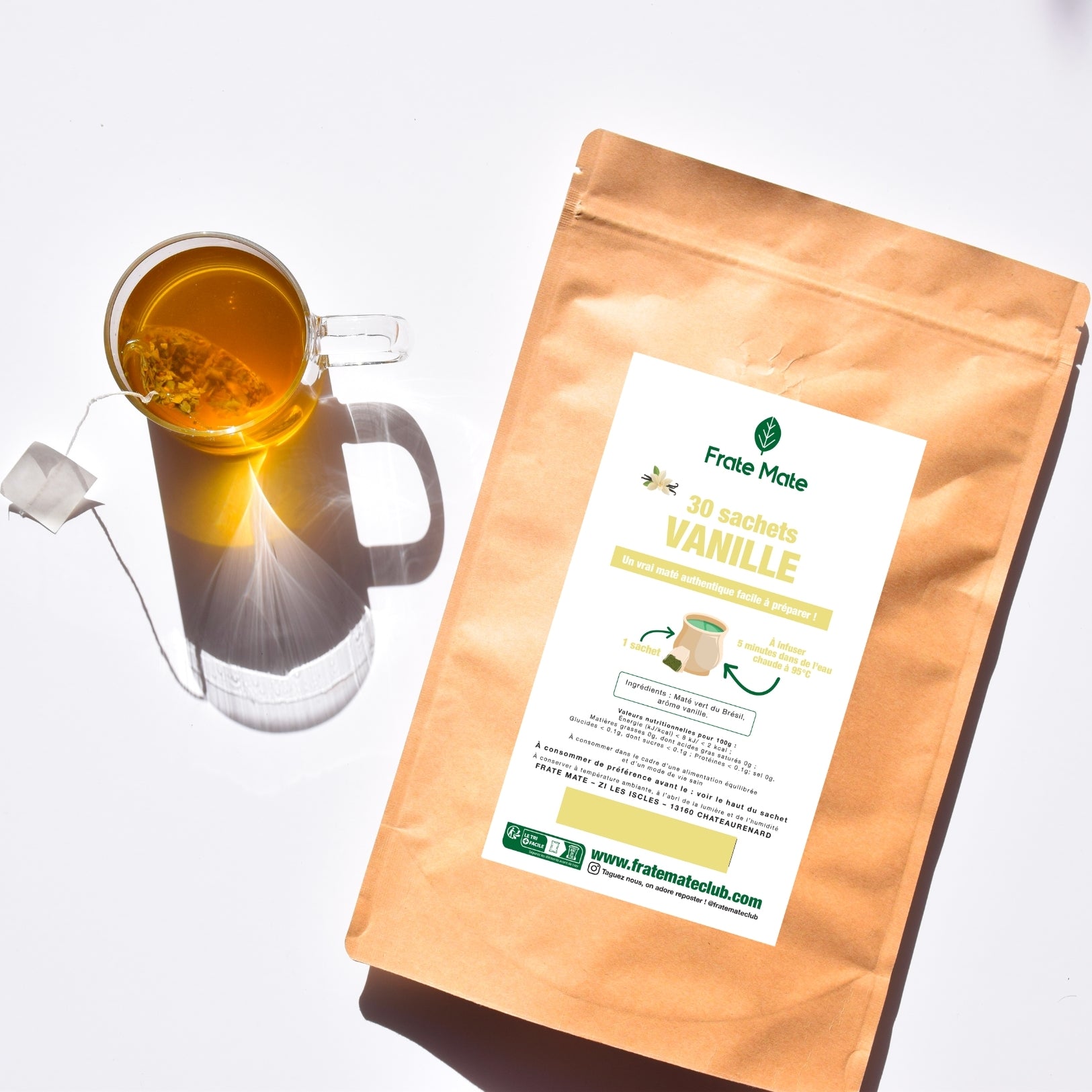 Fraté Maté Vanille 30 sachets