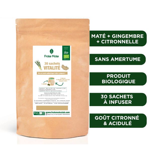 Fraté Maté Vitalité Bio 30 sachets