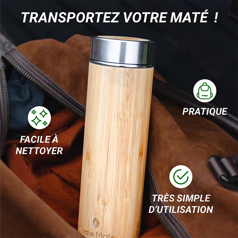 Thermos Infuseur Bambou