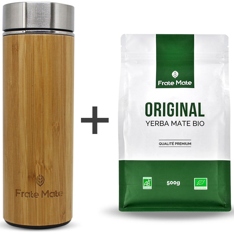 Thermos Infuseur Bambou