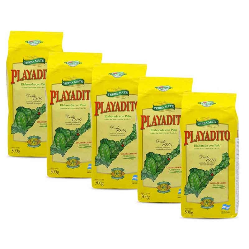 Pack Playadito x5 500gr