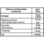 valeurs nutritionelles mate frate mate